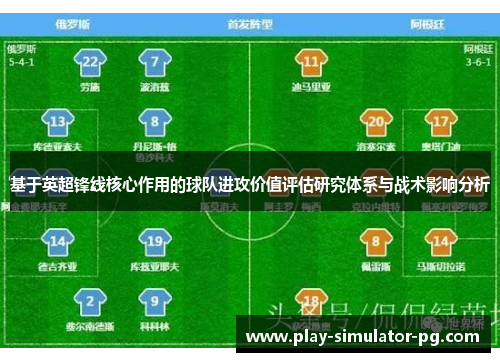 基于英超锋线核心作用的球队进攻价值评估研究体系与战术影响分析